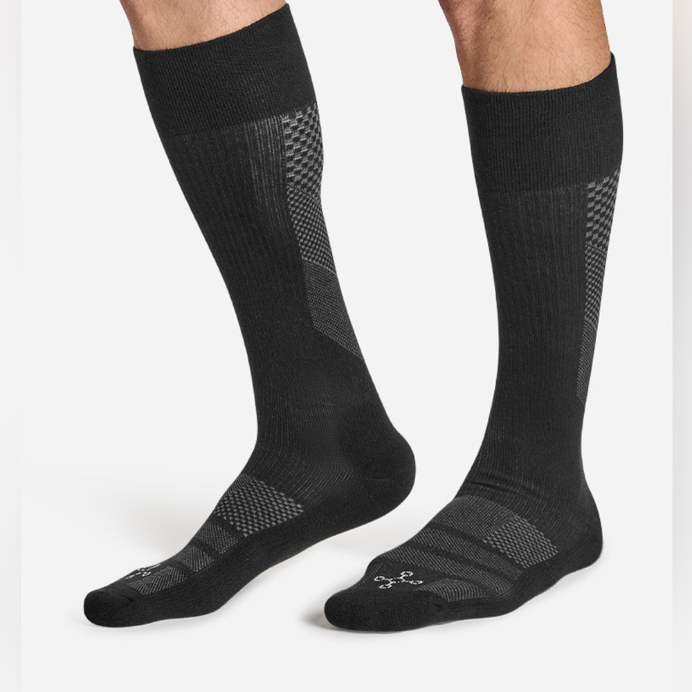 TommieCopper 4Pack Men’s OTC Nanoglide Compression Socks   Large (12-14.…